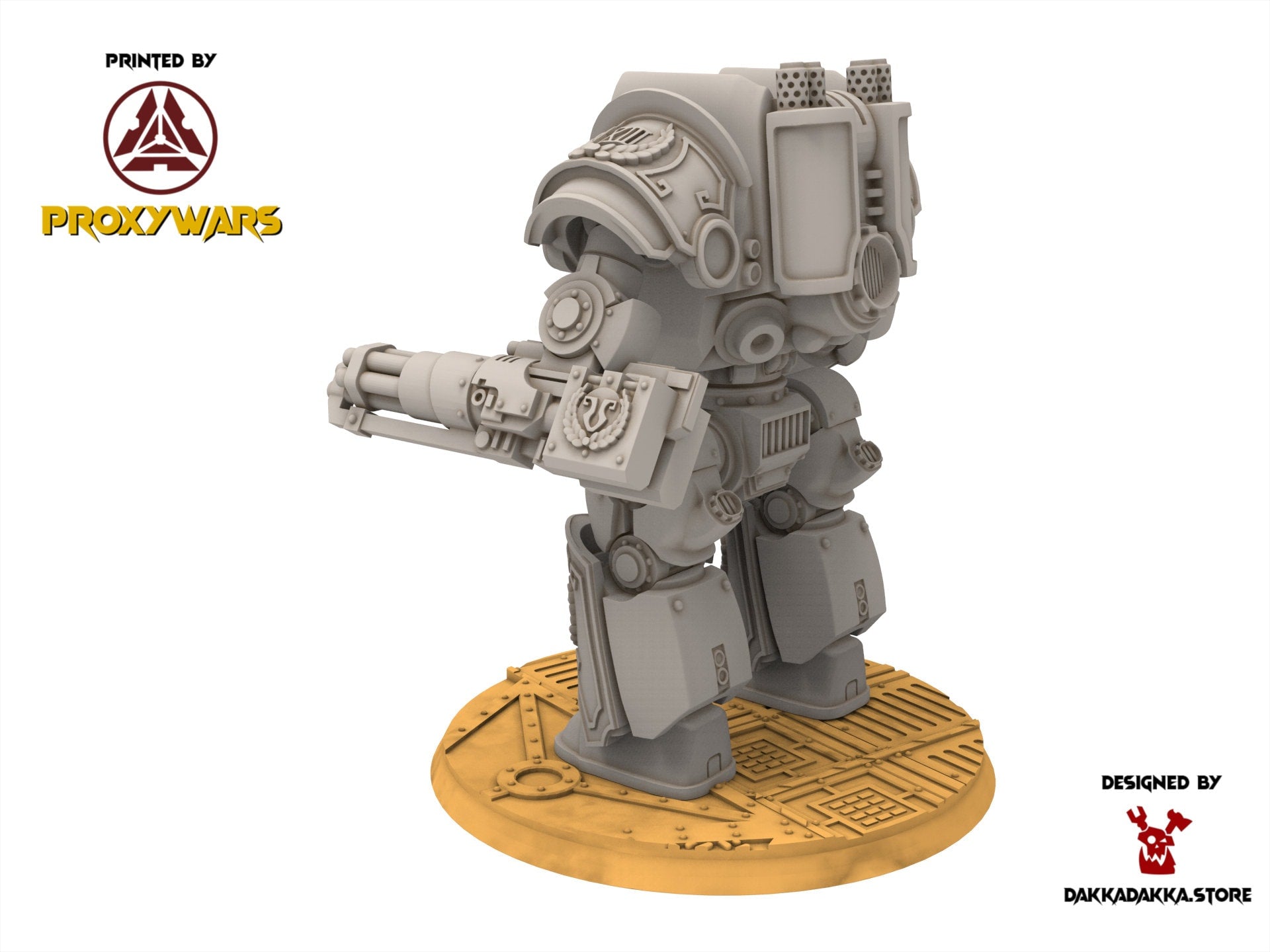 Legio Prima - Victrix Colossus, mechanized infantry, post apocalyptic empire, usable for tabletop wargame.