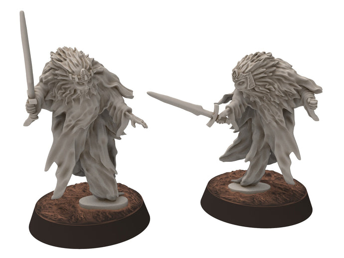 Undead Ghosts - specters of the tombs, galgals of the shire, Ghosts of the old world miniatures pour wargame D&D, SDA...
