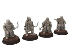 Load image into Gallery viewer, Dwarves - Gur-Adar Ranger Dwarves infantry warriors bow axes swords middle rings, The Dwarfs of The Mountains, for Lotr, Khurzluk Miniatures
