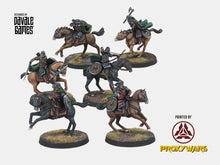 Load image into Gallery viewer, Rohan - West Human Riders, Knight of Rohan, the Horse-lords, rider of the mark, minis for wargame D&amp;D, Lotr...

