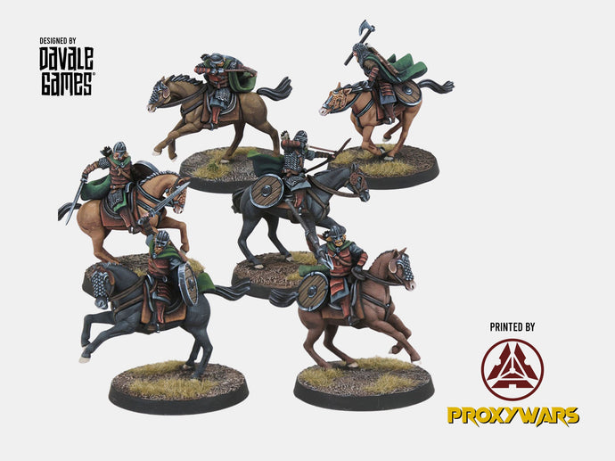 Rohan - West Human Riders, Knight of Rohan, the Horse-lords, rider of the mark, minis for wargame D&D, Lotr...