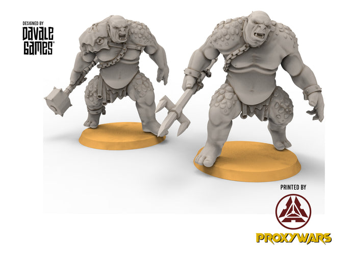 Goblin cave - Cave troll warriors