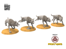 Load image into Gallery viewer, Orcs horde - Savage Warg wolves
