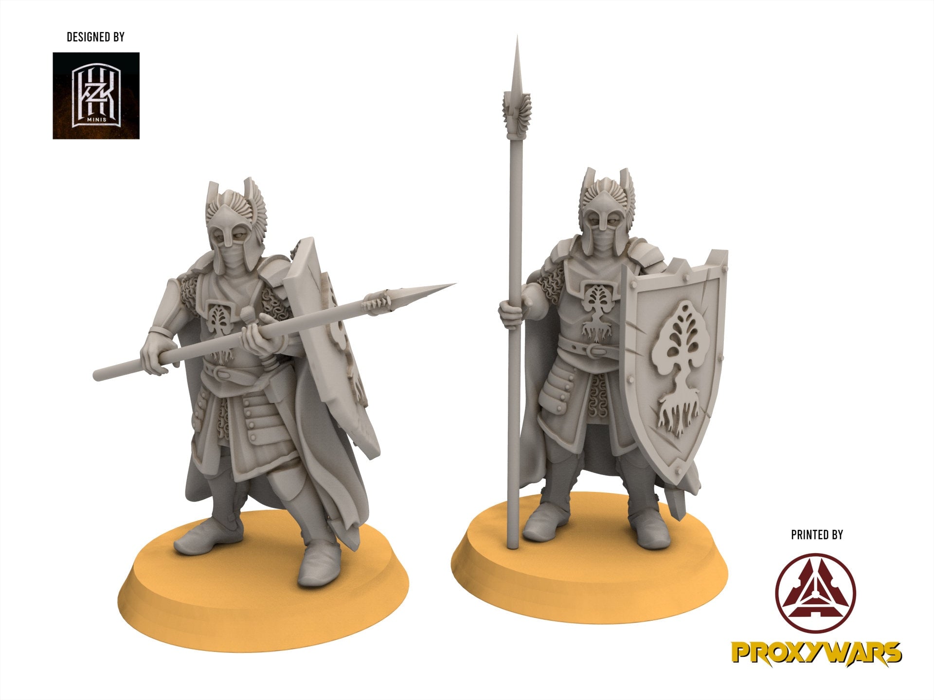 Gandor - Guard of the Fountain, Defender of the city wall, miniature for wargame D&D, Lotr... Khurzluk Miniatures