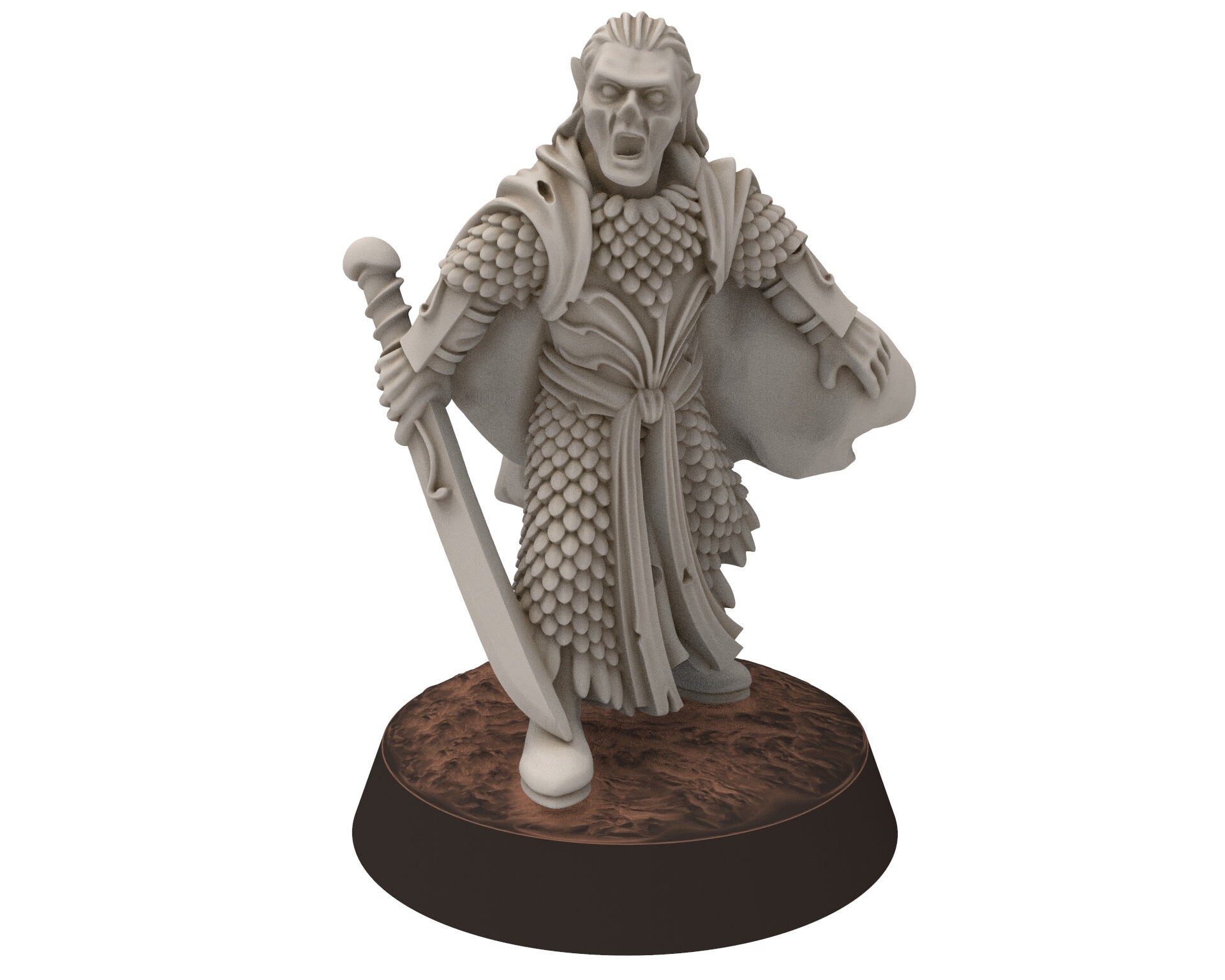 Undead Ghosts - Elven specters of the old battlefield, marshland of the east, Ghosts of the old world miniatures for wargame D&D, LOTR...