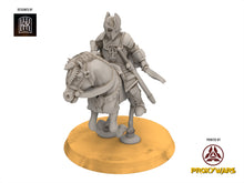 Load image into Gallery viewer, Gandor - Riders of the Citadel, Defender of the city wall, miniature for wargame D&amp;D, Lotr... Khurzluk Miniatures
