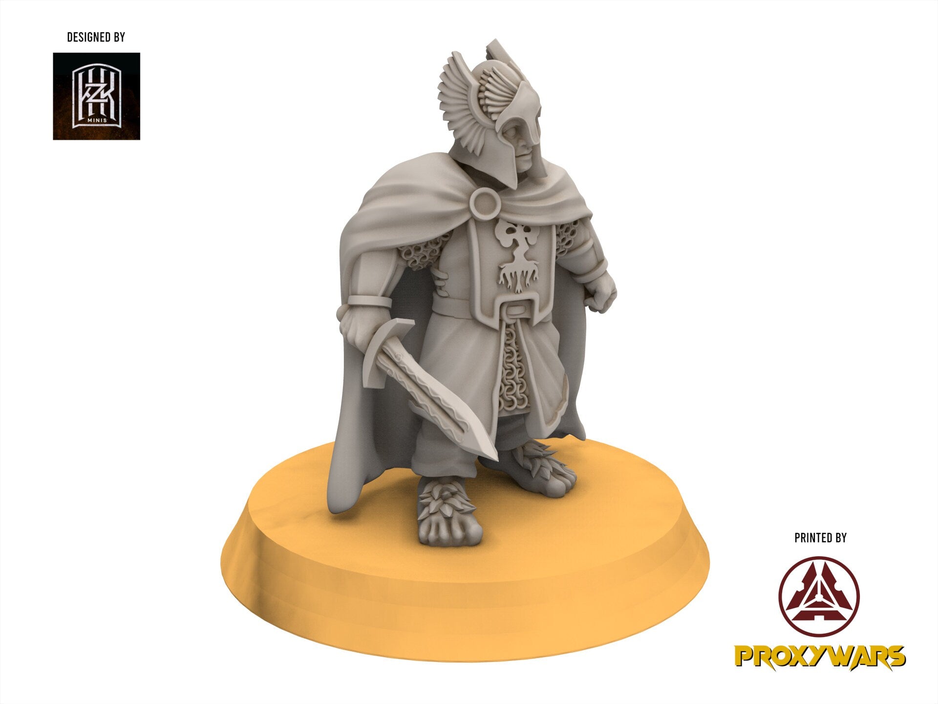 Gandor - Halfmen Guard, Defender of the city wall, miniature for wargame D&D, Lotr... Khurzluk Miniatures