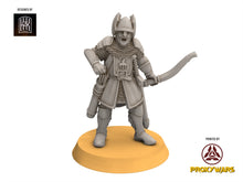 Load image into Gallery viewer, Gandor - Bowmen, Defender of the city wall, miniature for wargame D&amp;D, Lotr... Khurzluk Miniatures
