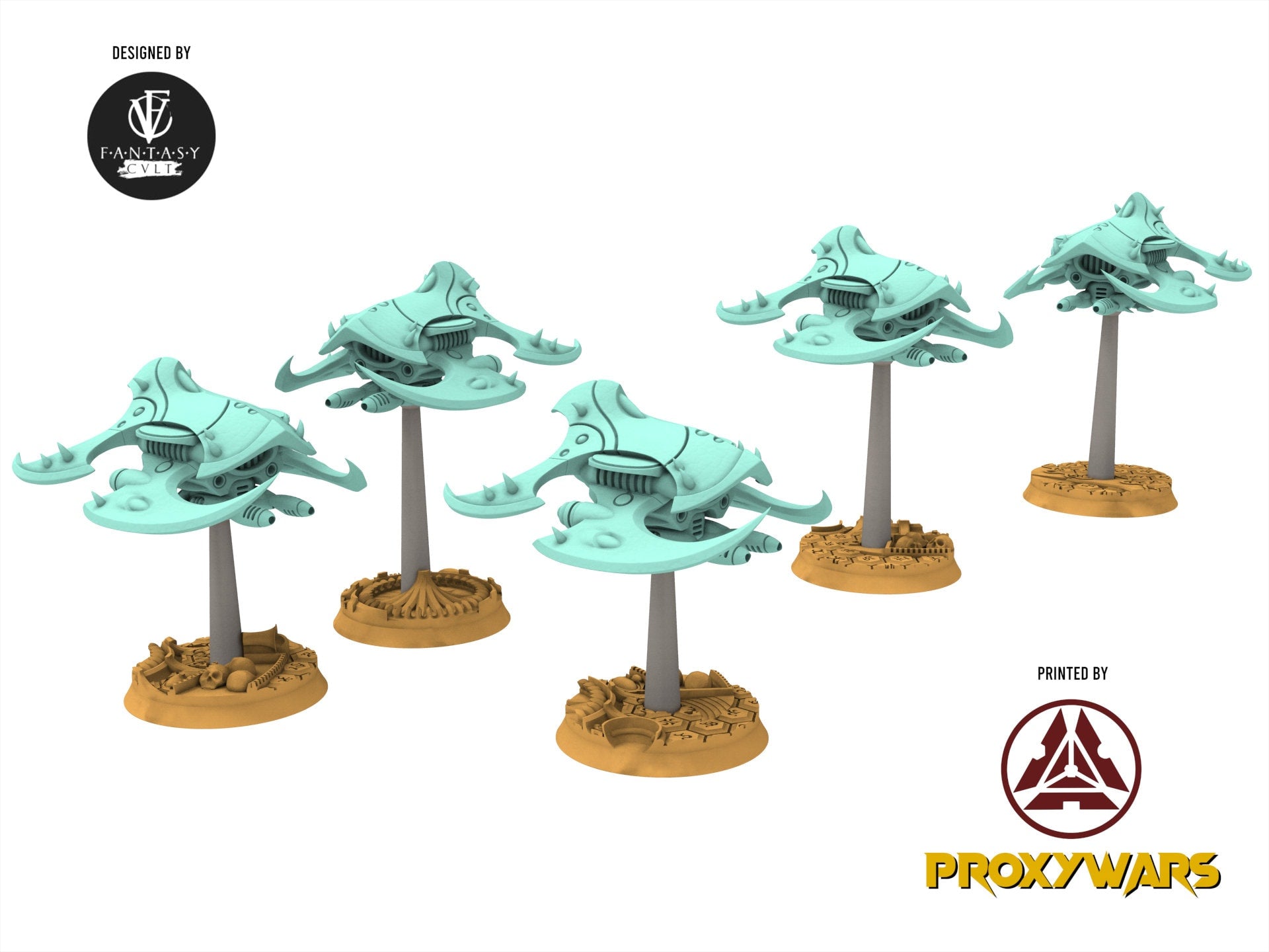 Dark city - Warriors on Dark Slicers, Troll Dark Eldar Drow