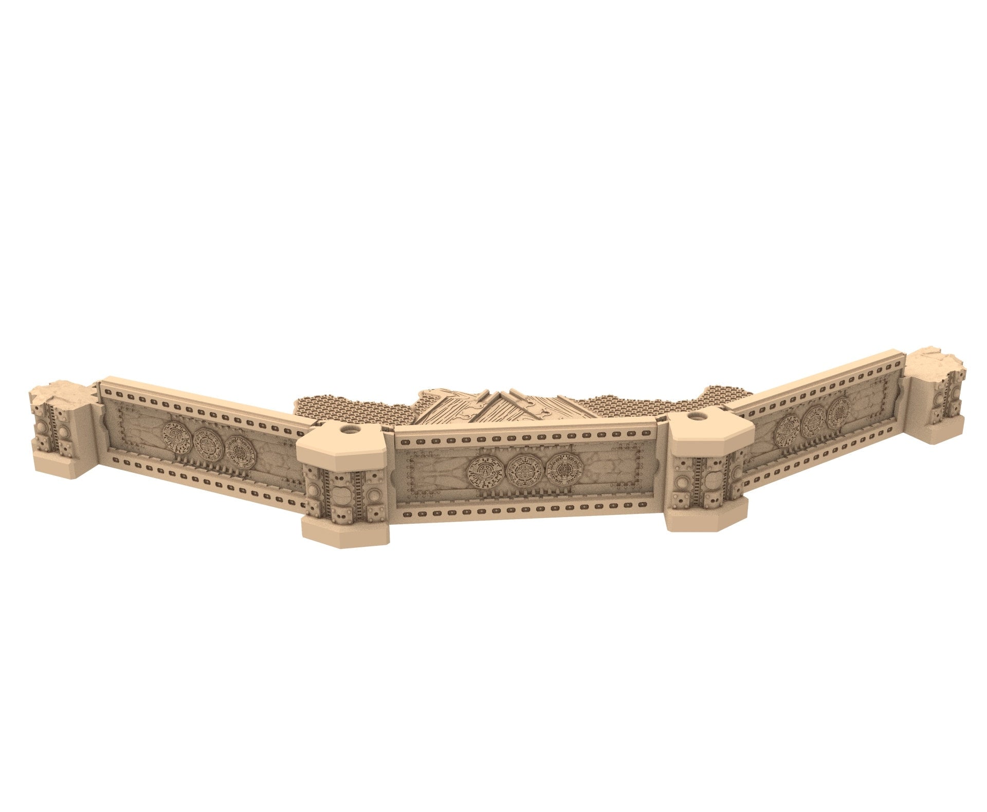 Commercial Outpost Latino Ruined building in PLA and resin for warmachine, Damocles, One Page Rule, Firefight, infinity, scifi wargame...