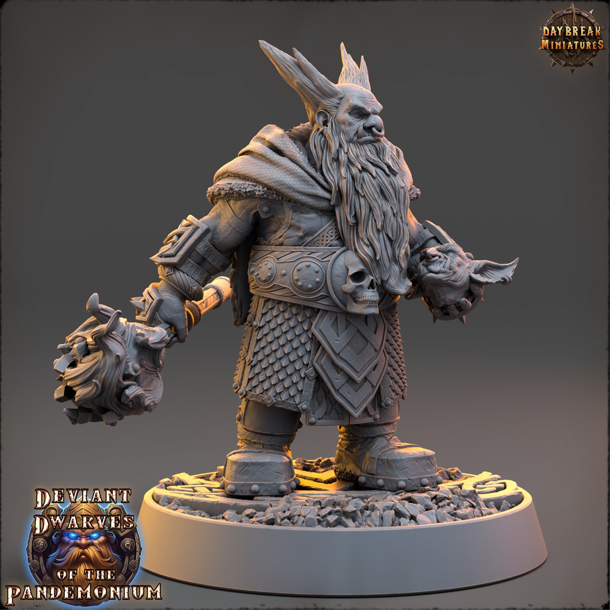 Tribe warriors - Vladkaz Of The Burning Earth - The Mammoth Ogres of Skull Mountain , Pathfinder, Dungeons & Dragons