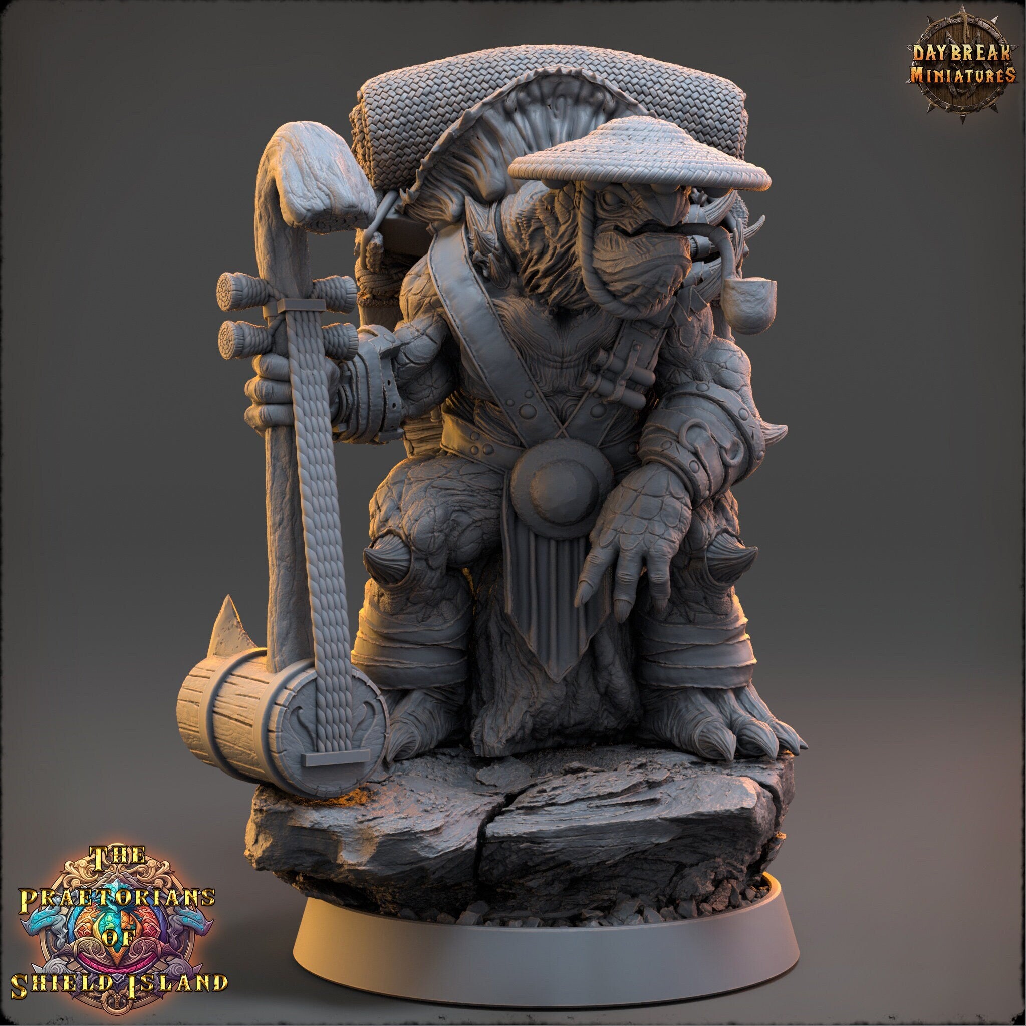 Tribe warriors - Ubac - The Praetorians of Shield Island , Pathfinder, Dungeons & Dragons