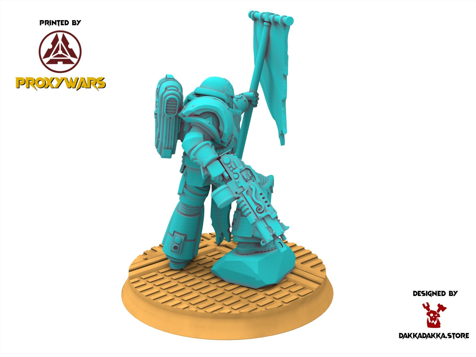 Legio Prima - Scylla Banner, mechanized infantry, post apocalyptic empire, usable for tabletop wargame.