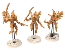 Load image into Gallery viewer, Wound Trackers, Cinan - Anubis - Akhet - Athyr : Assault, Battle Drone, space robot guardians of the Necropolis, Wargame Accessories
