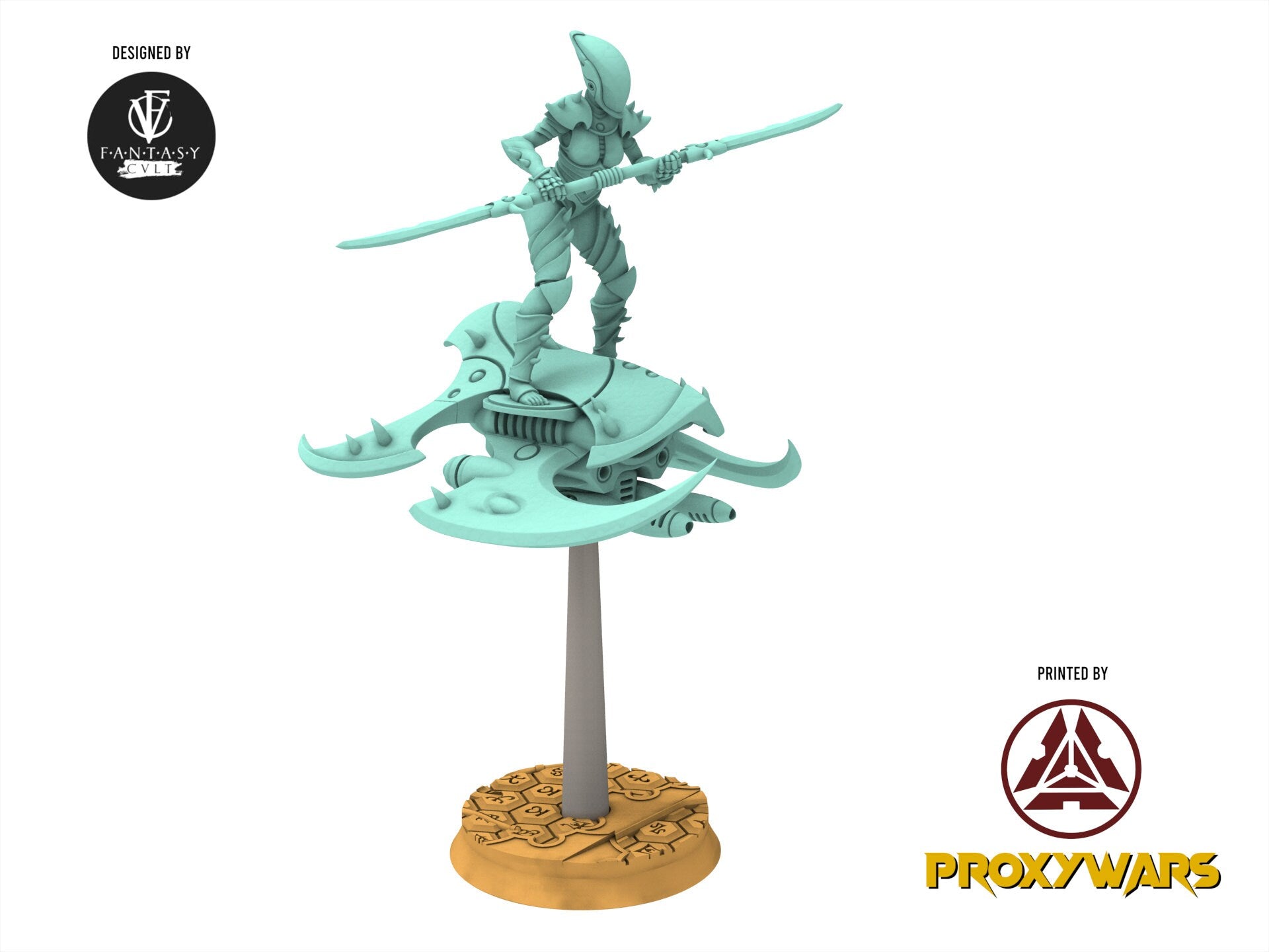 Dark city - Warriors on Dark Slicers, Troll Dark Eldar Drow