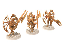 Load image into Gallery viewer, Cinan - Anubis - Chemou - Epiphi : Support, Battle Drone, space robot guardians of the Necropolis, modular posable miniatures
