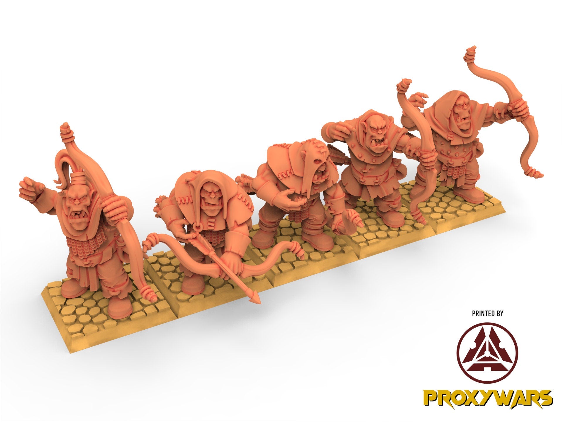 Orc & Goblin - Orc Bowmen, utilisables pour Oldhammer, king of wars, 9th age