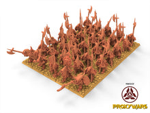 Load image into Gallery viewer, Orc &amp; Goblin - Swamp Goblins with Pikes, utilisables pour Oldhammer, king of wars, 9th age
