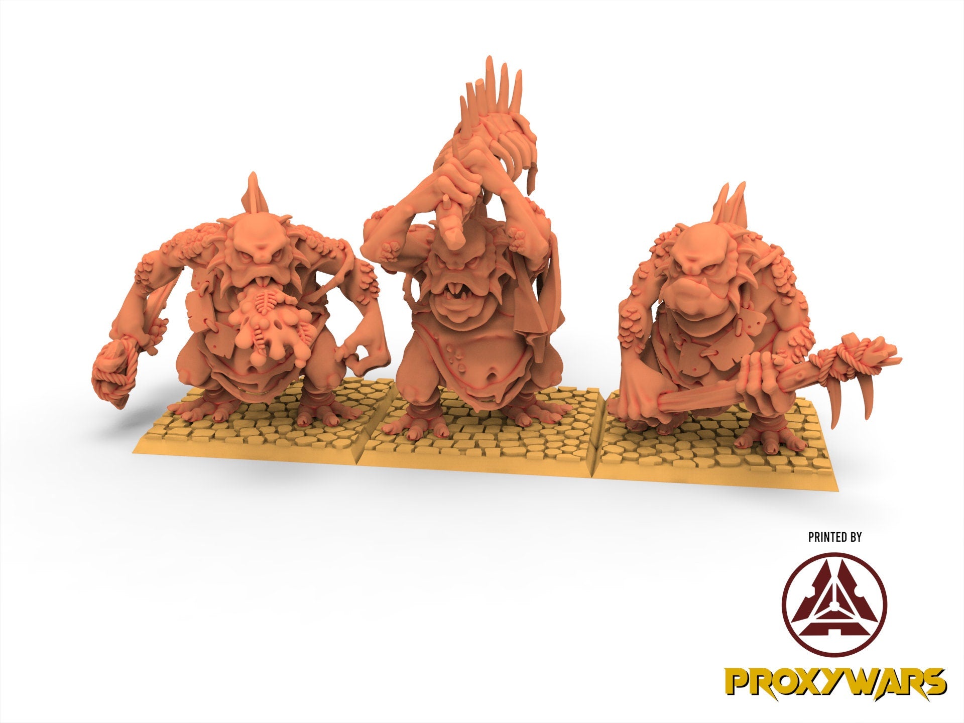 Orc & Goblin - Swamp Trolls, utilisables pour Oldhammer, king of wars, 9th age