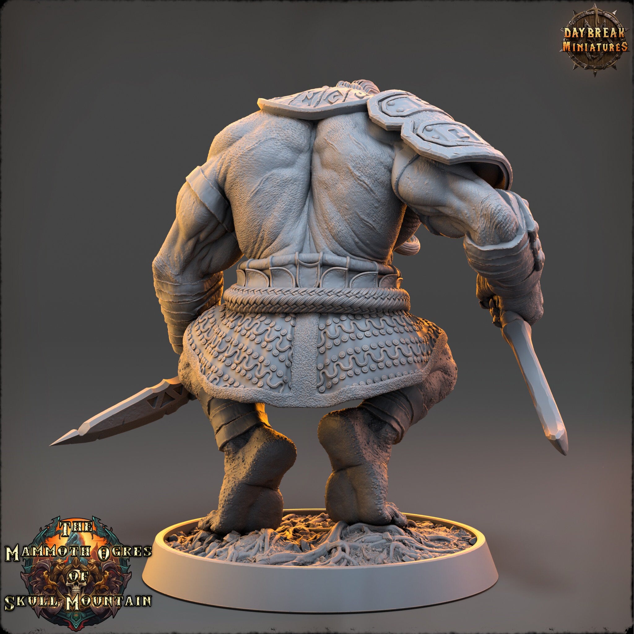 Tribe warriors - Stabber Talarius - The Mammoth Ogres of Skull Mountain , Pathfinder, Dungeons & Dragons