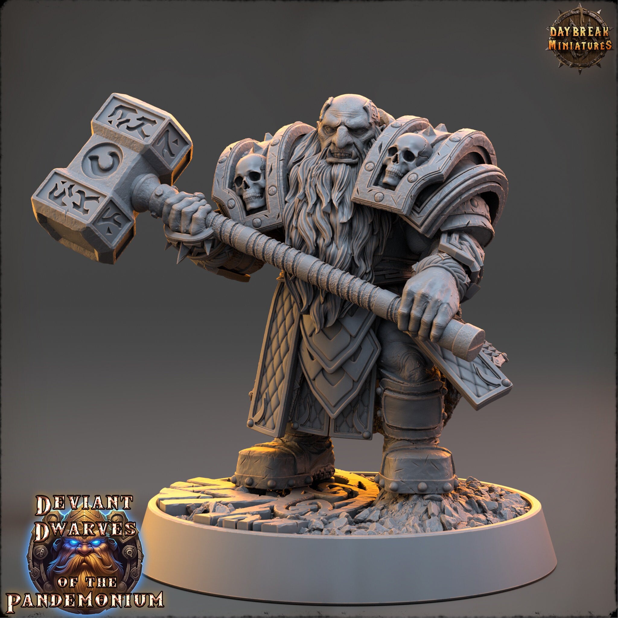 Tribe warriors - Joriz Dammerung - The Mammoth Ogres of Skull Mountain , Pathfinder, Dungeons & Dragons