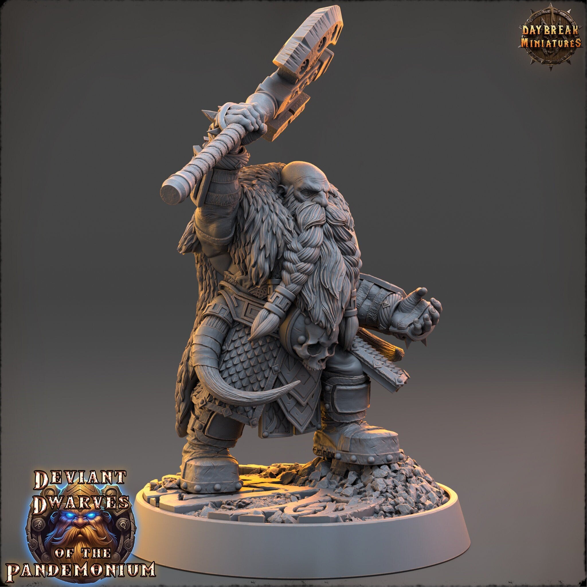 Tribe warriors - Zigmond Rottinger - The Mammoth Ogres of Skull Mountain , Pathfinder, Dungeons & Dragons
