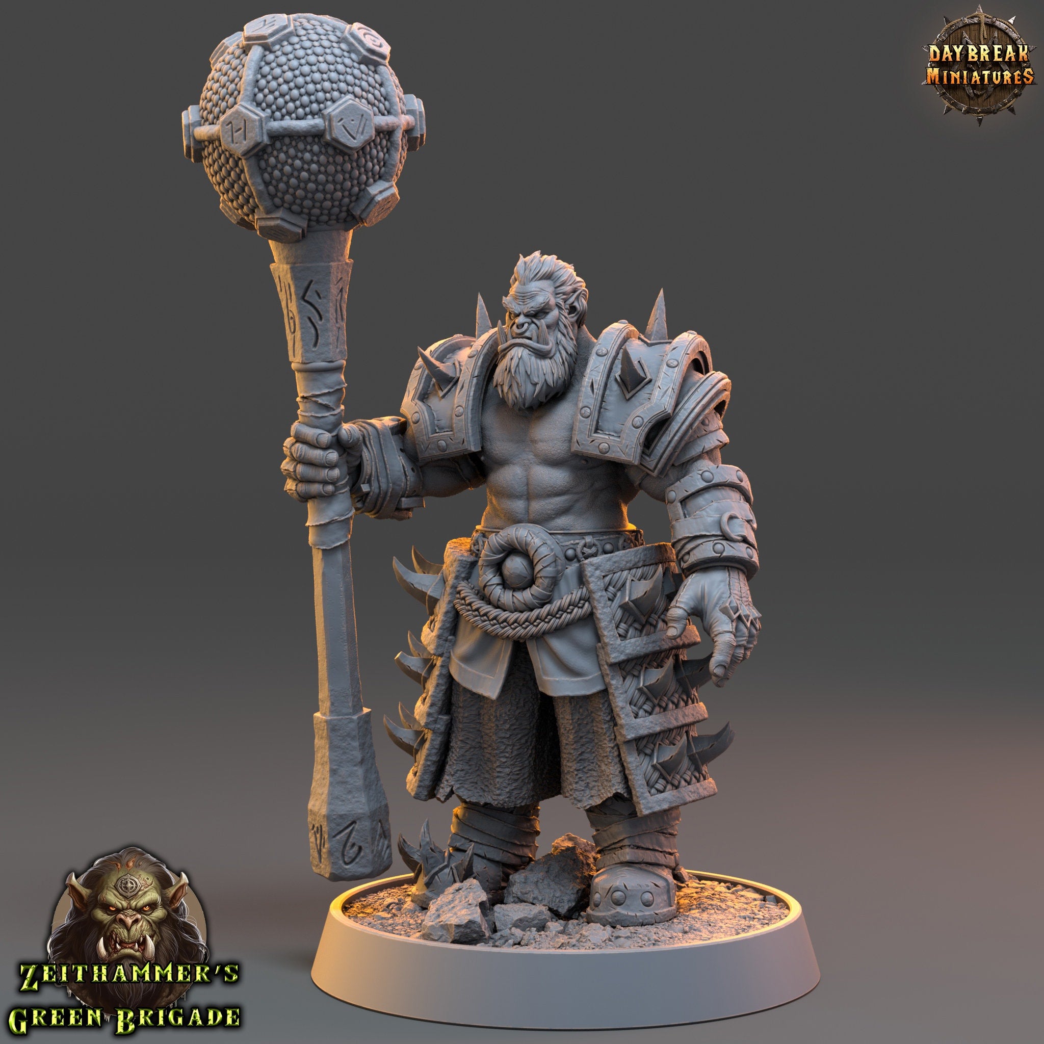 Warriors of chaos - General Gruzum Zeithammer - Zeithammer’s Green Brigade, Pathfinder, Dungeons & Dragons