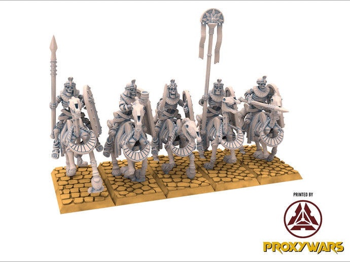 Eternal Dynasties - Ancient Skeletal Cavalry with Spears, The Ancient Skeletons, Fantasy Battle, Oldhammer, King of war, D&D