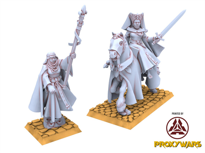 Arthurian Knights - Damsel of Gallia, usable for Oldhammer, king of wars, 9th age