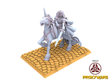 Load image into Gallery viewer, Arthurian Knights - Lady of Gallia, usable for Oldhammer, king of wars, 9th age
