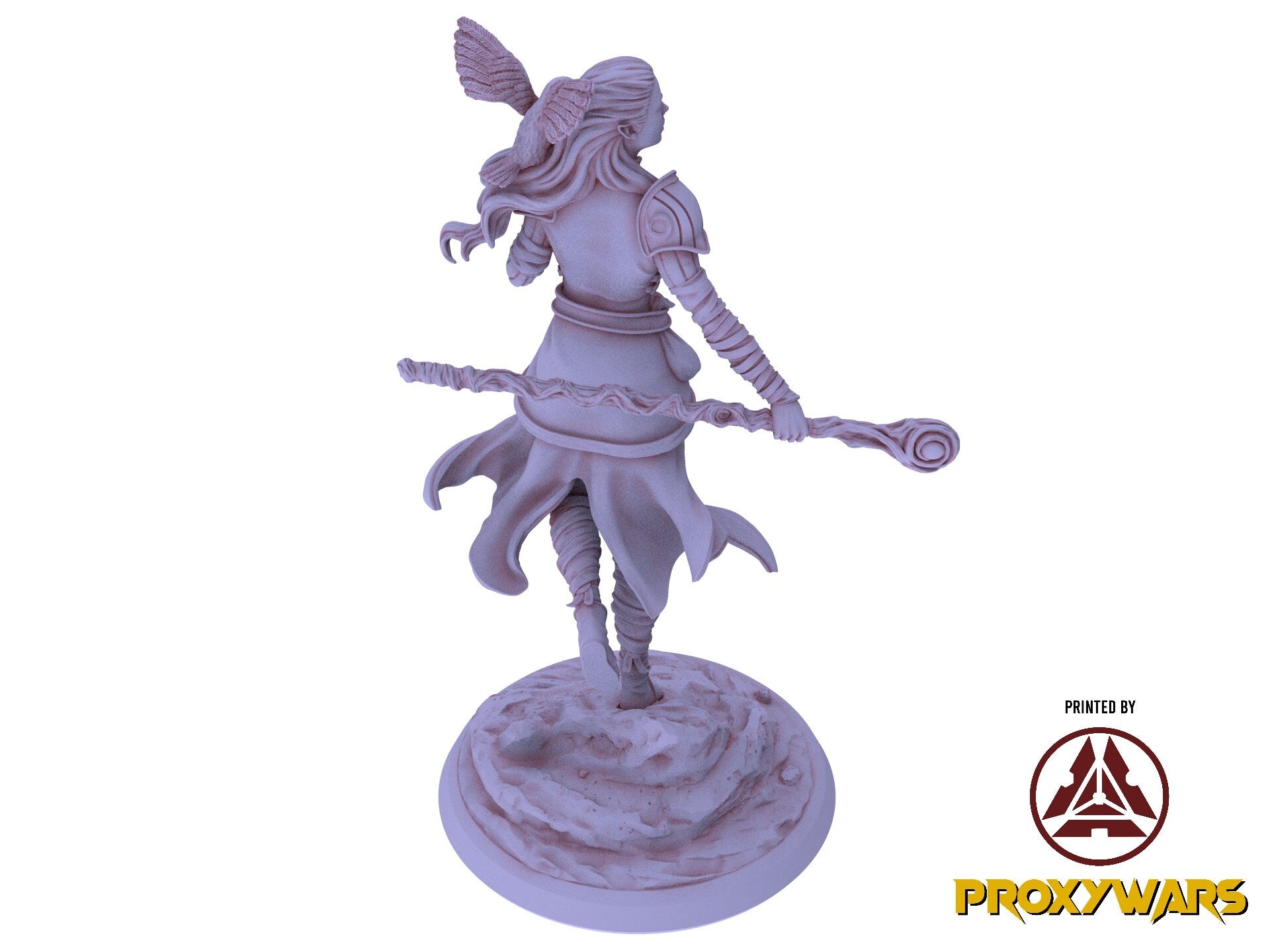 Shadowbound Knights - Aurae, Elf Astral Cleric, The Nightfall Cult, Hero, Flesh of Gods, for Wargames, Dungeons & Dragons TTRPG