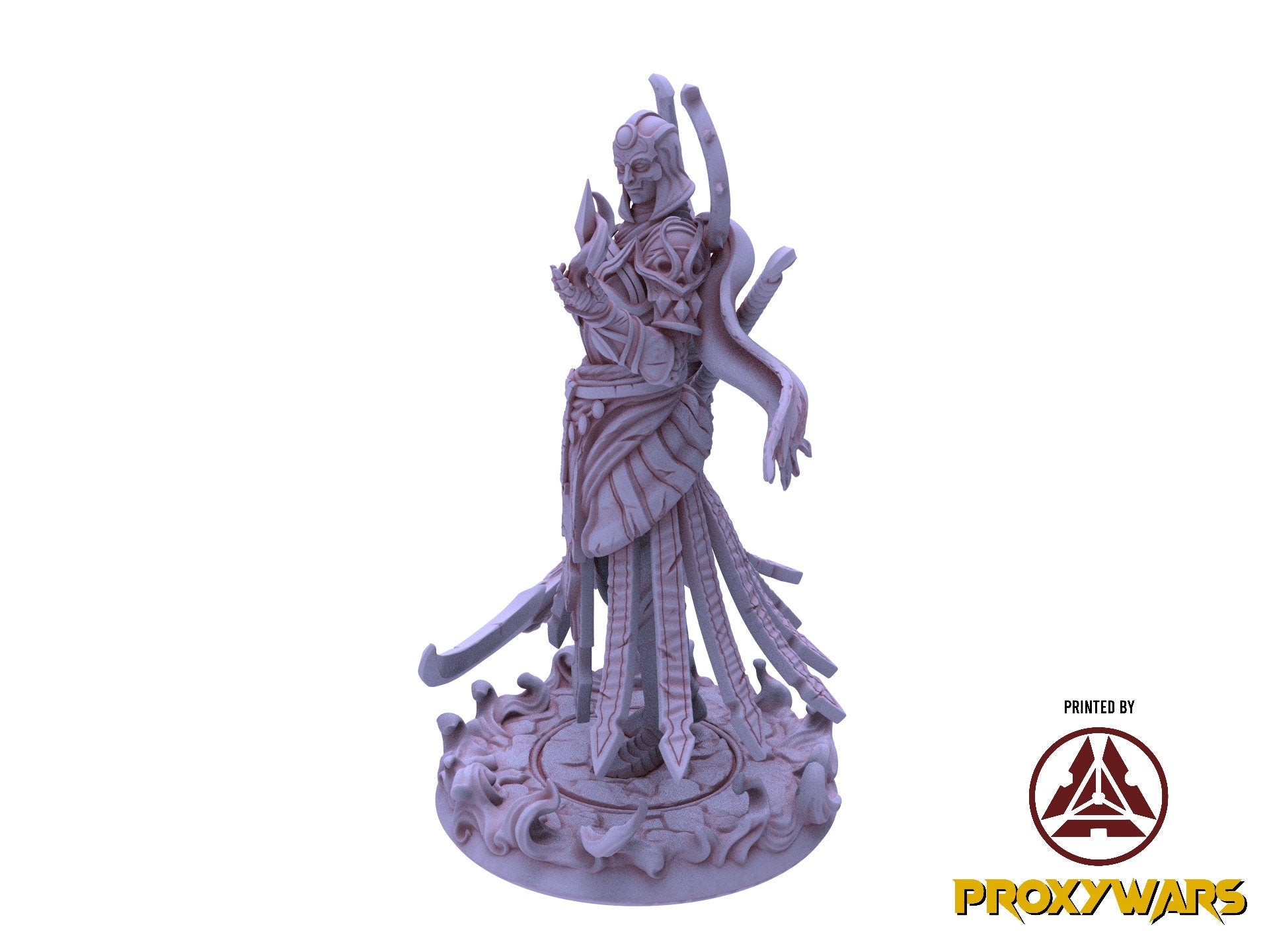 Shadowbound Knights - Lythra, Herald of Shadows, The Nightfall Cult, Ennemy, Flesh of Gods, for Wargames, Dungeons & Dragons TTRPG