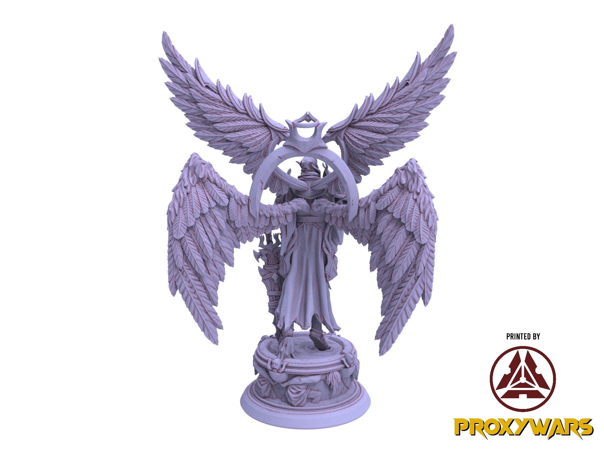 Shadowbound Knights - Boss - Dark Seraph, The Nightfall Cult, Ennemy, Flesh of Gods, for Wargames, Dungeons & Dragons TTRPG