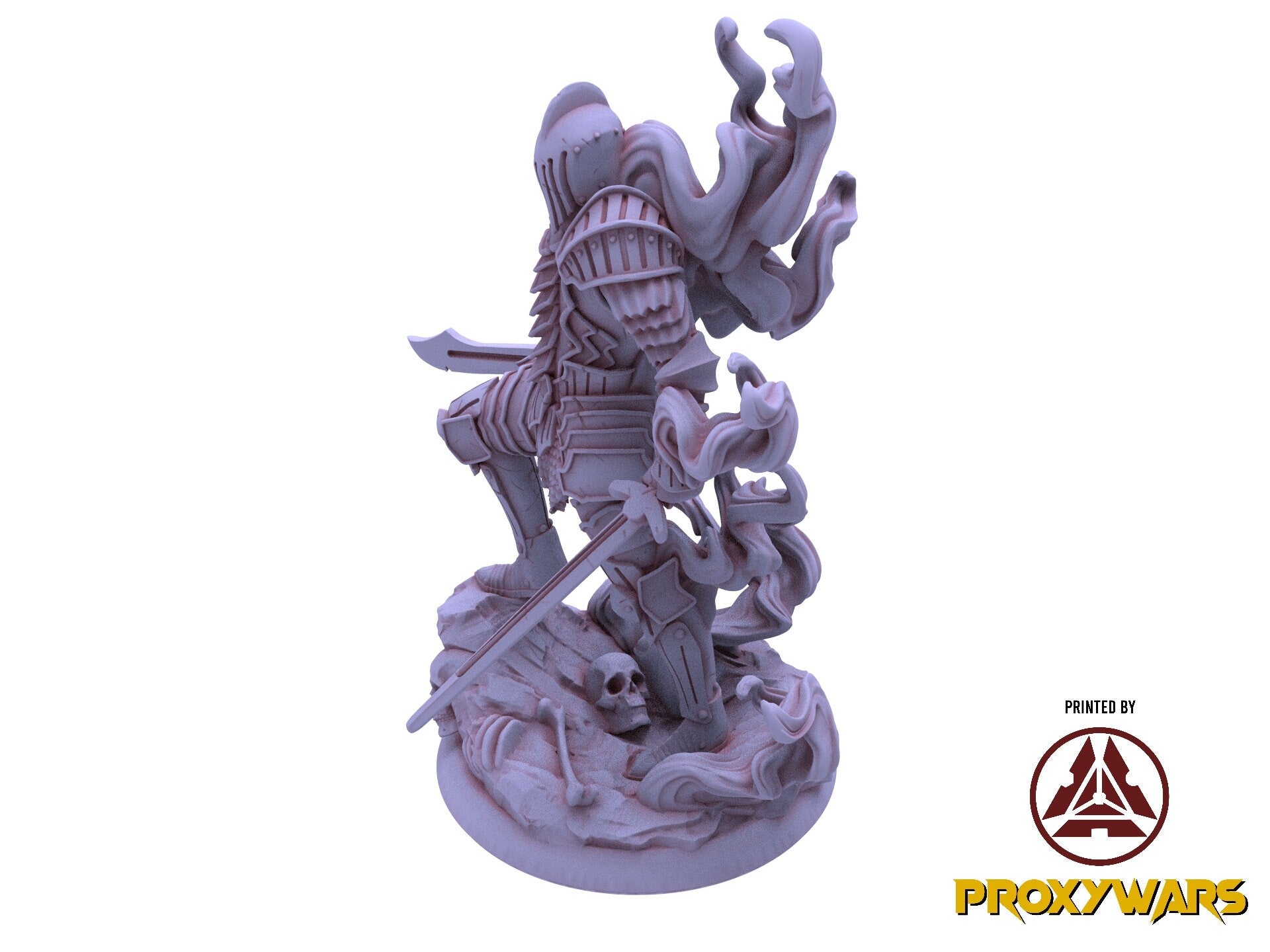 Shadowbound Knights - Umbral Sentinel 01, The Nightfall Cult, Ennemy, Flesh of Gods, for Wargames, Dungeons & Dragons TTRPG