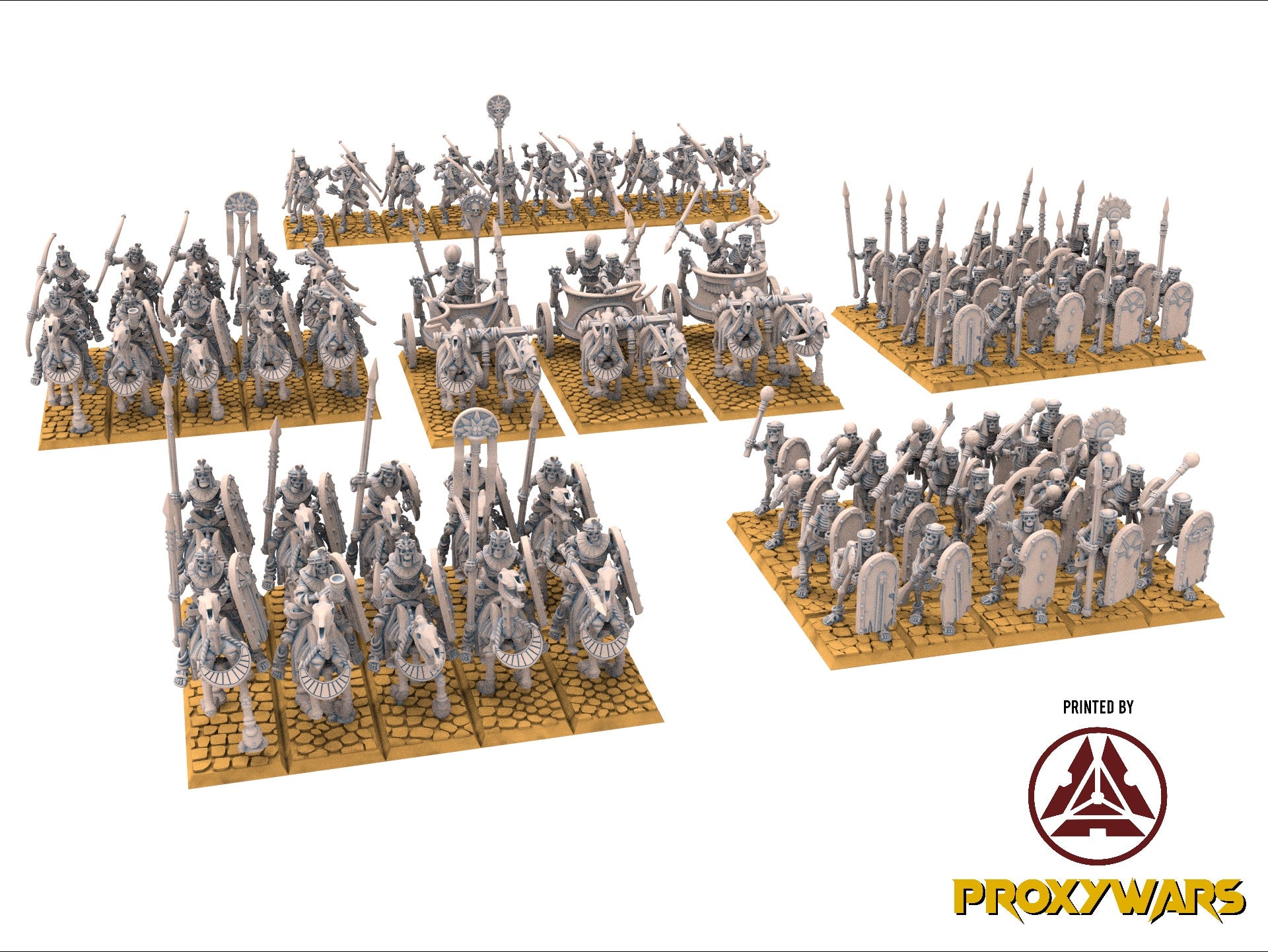 Eternal Dynasties - Ancient Skeletal Bundle V1, The Ancient Skeletons, Fantasy Battle, Oldhammer, King of war, D&D