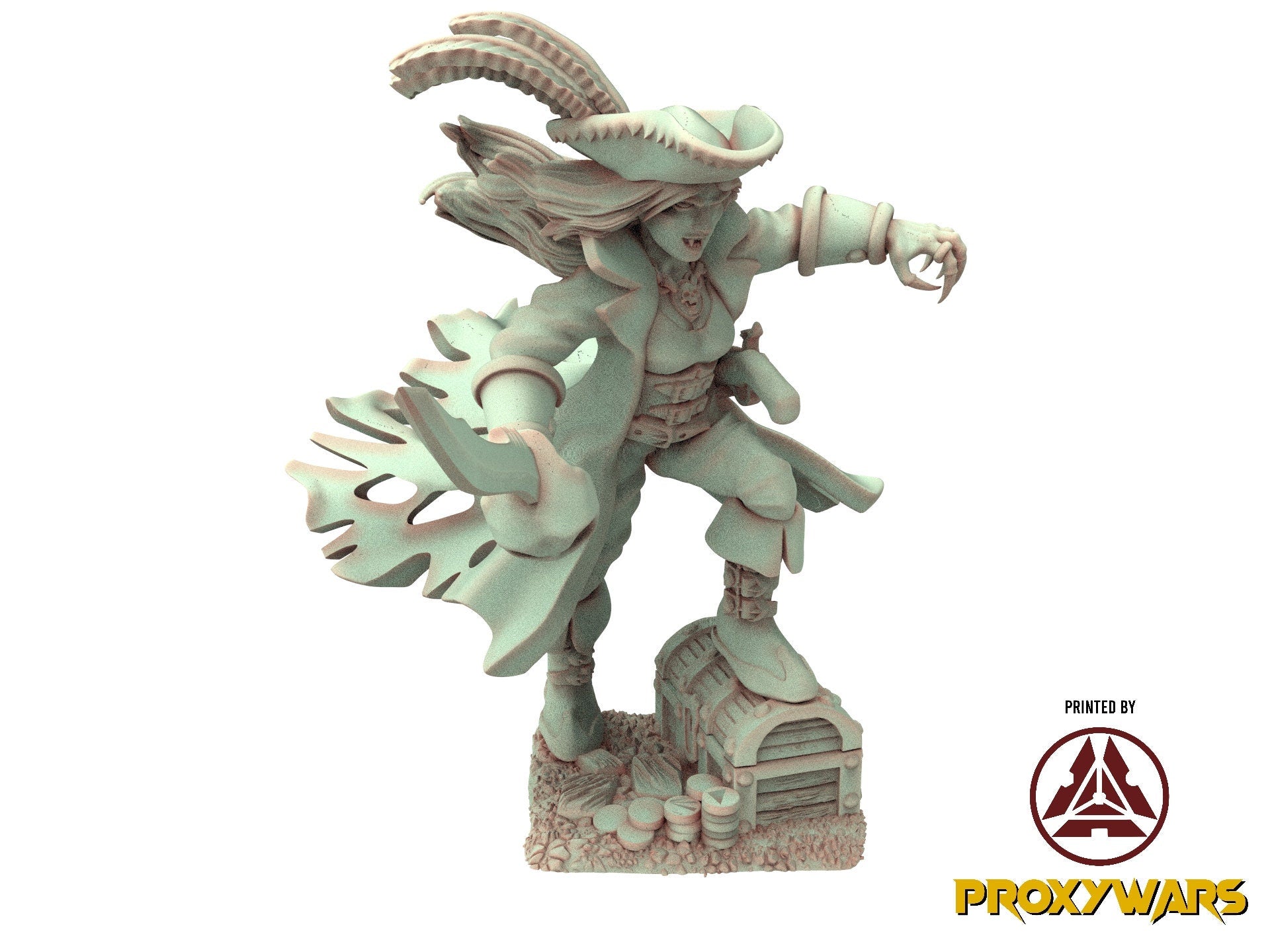 Zombie Pirates - Grand admiral, The dreaded Zombie Pirates usable for 9th Age, Fantasy Battle, Oldhammer, King of war, D&D