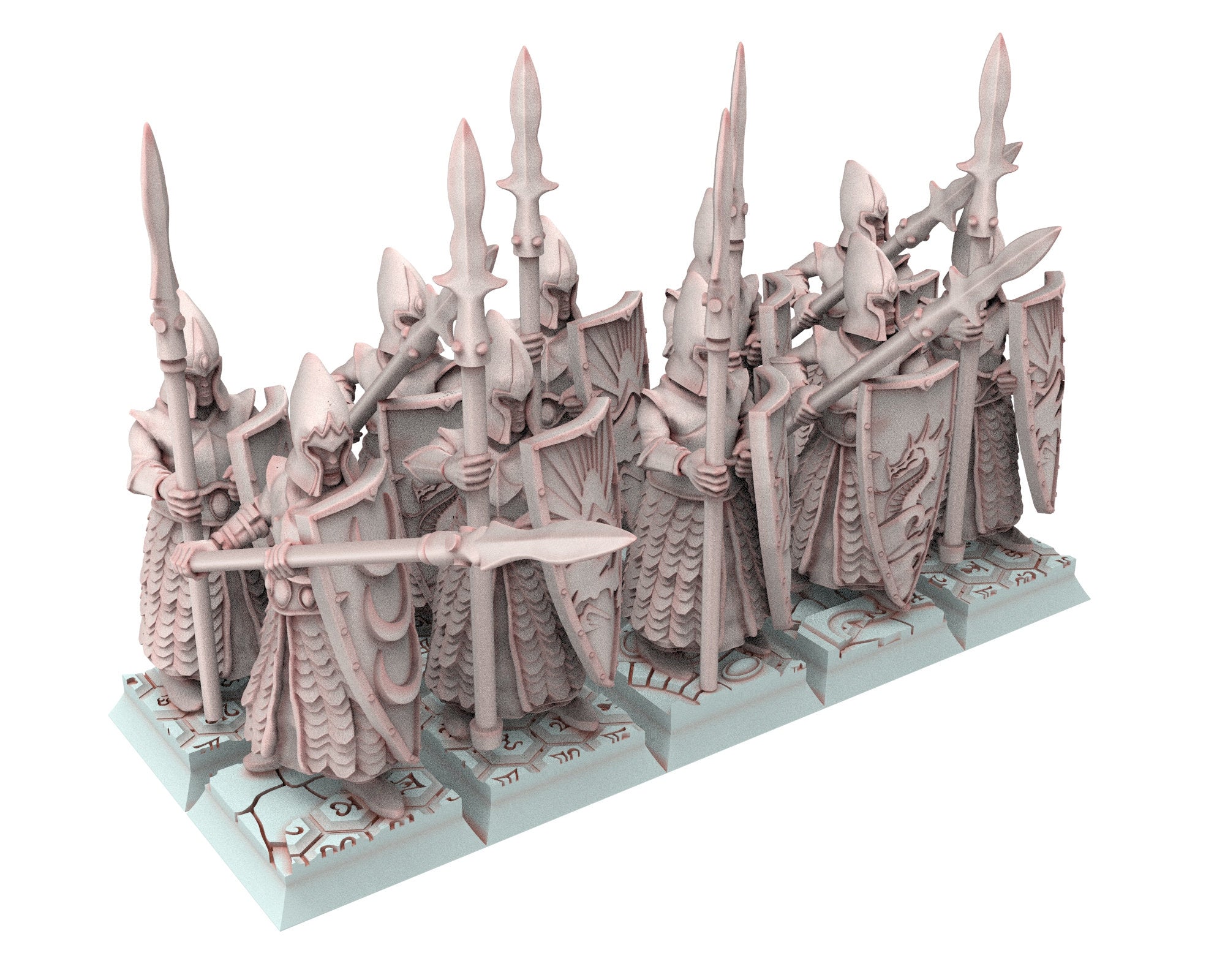 Hight Elves - 28mm Coast Guard unit, Fantasy elves, Insular Kingdom eldars usable for 9th Age, Fantasy Battle, Oldhammer, King of war, D&D
