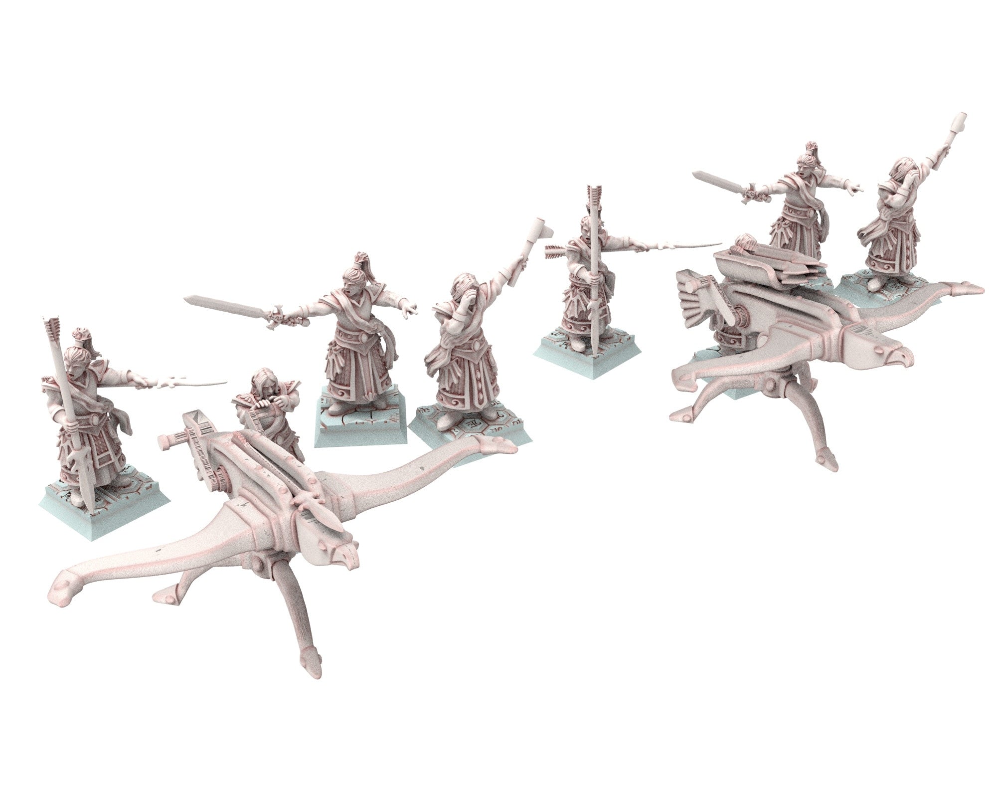 Hight Elves - 28mm Balista Bolt Thrower, Fantasy elves, Insular Kingdom usable for 9th Age, Fantasy Battle, Oldhammer, King of war, D&D