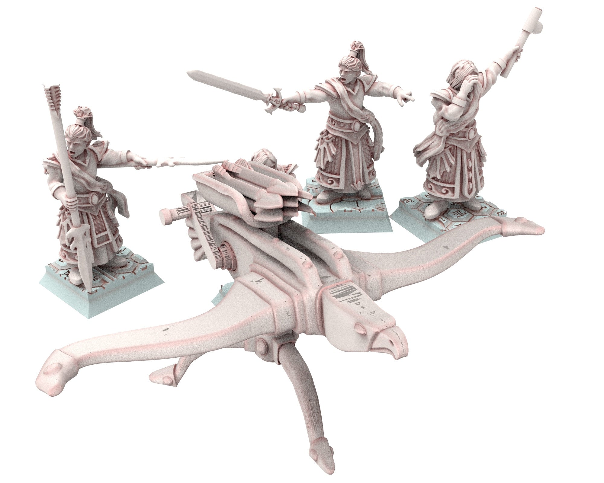 Hight Elves - 28mm Forest Queen, Fantasy elves, Insular Kingdom usable for 9th Age, Fantasy Battle, Oldhammer, King of war, D&D