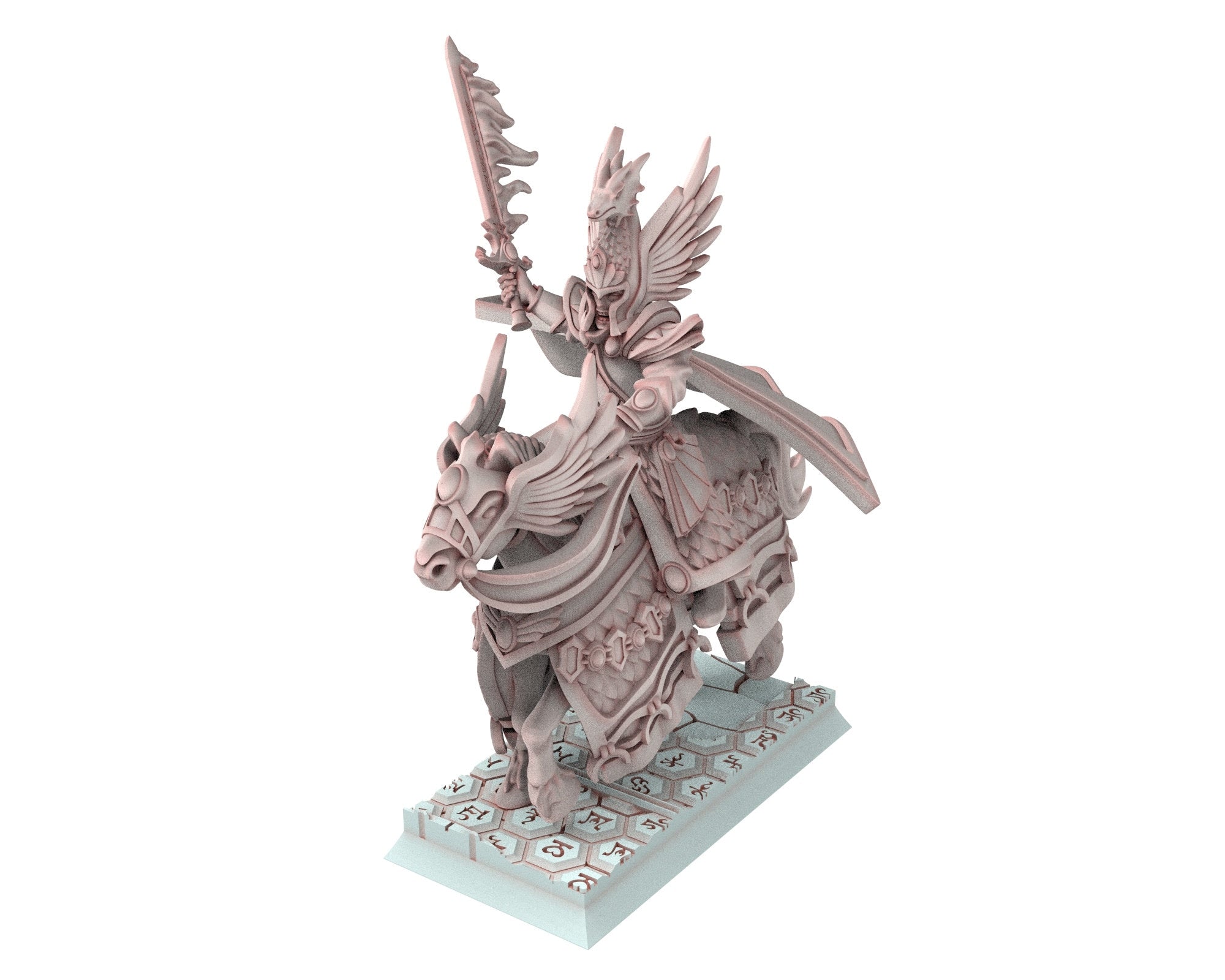 Hight Elves - 28mm Great Emperor, Fantasy elves, Insular Kingdom usable for 9th Age, Fantasy Battle, Oldhammer, King of war, D&D