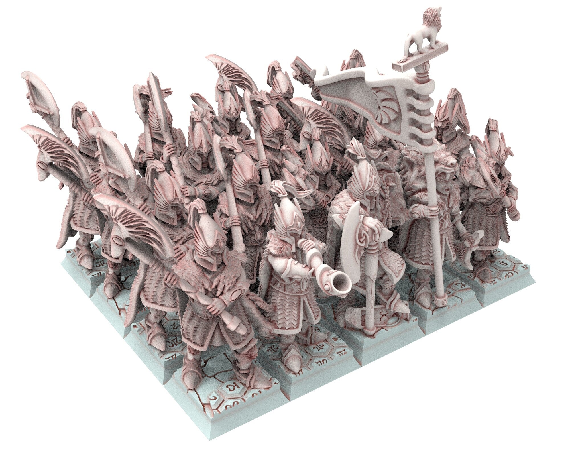 Hight Elves - 28mm Lion Guard Army bundle, Fantasy elves, Insular Kingdom usable for 9th Age, Fantasy Battle, Oldhammer, King of war, D&D