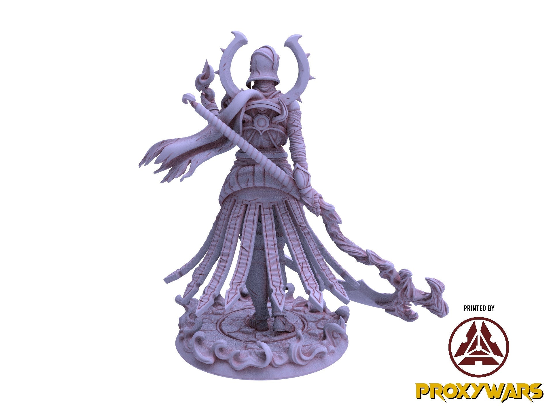 Shadowbound Knights - Lythra, Herald of Shadows, The Nightfall Cult, Ennemy, Flesh of Gods, for Wargames, Dungeons & Dragons TTRPG