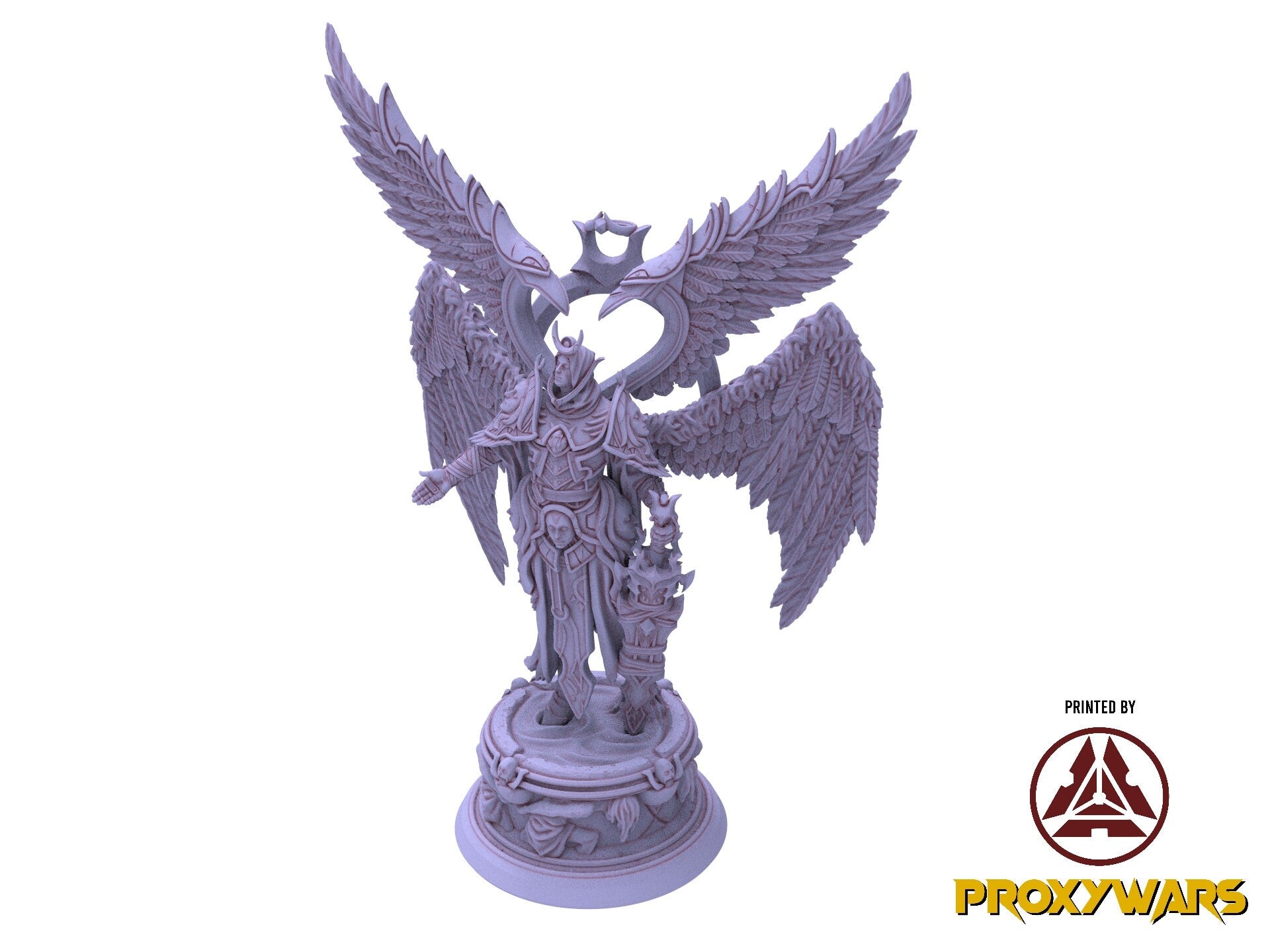 Shadowbound Knights - Boss - Dark Seraph, The Nightfall Cult, Ennemy, Flesh of Gods, for Wargames, Dungeons & Dragons TTRPG