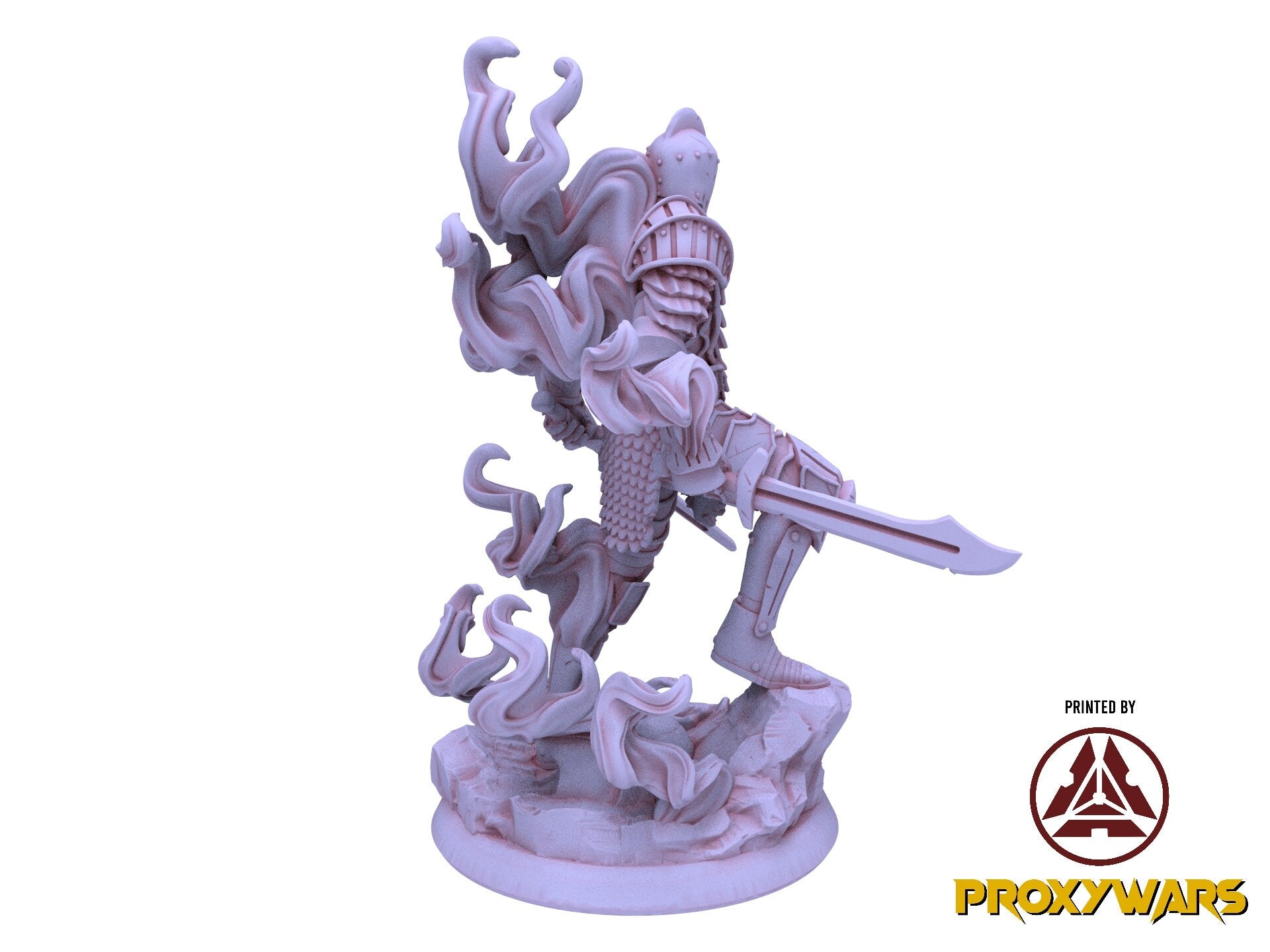 Shadowbound Knights - Umbral Sentinel 01, The Nightfall Cult, Ennemy, Flesh of Gods, for Wargames, Dungeons & Dragons TTRPG