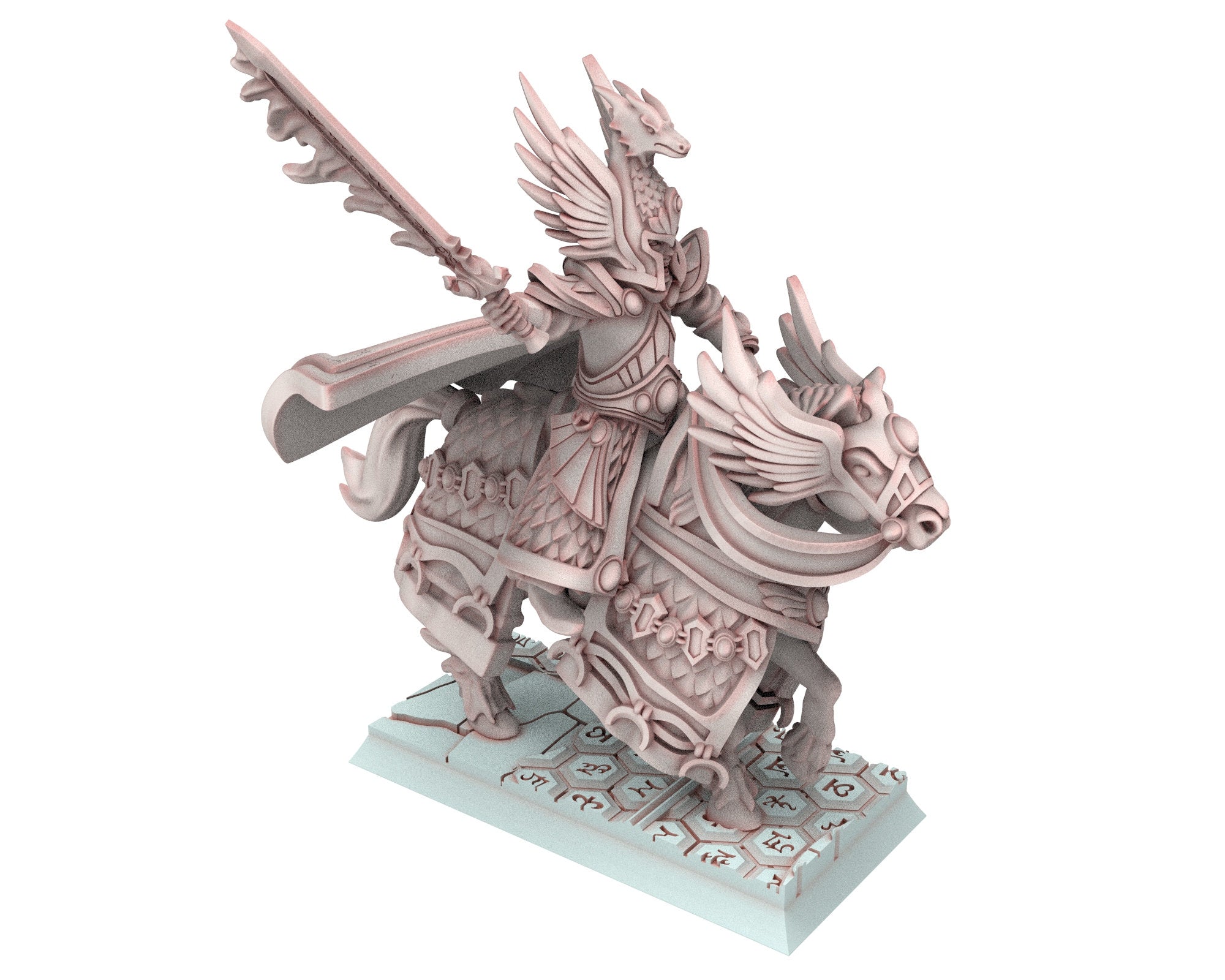 Hight Elves - 28mm Great Emperor, Fantasy elves, Insular Kingdom usable for 9th Age, Fantasy Battle, Oldhammer, King of war, D&D