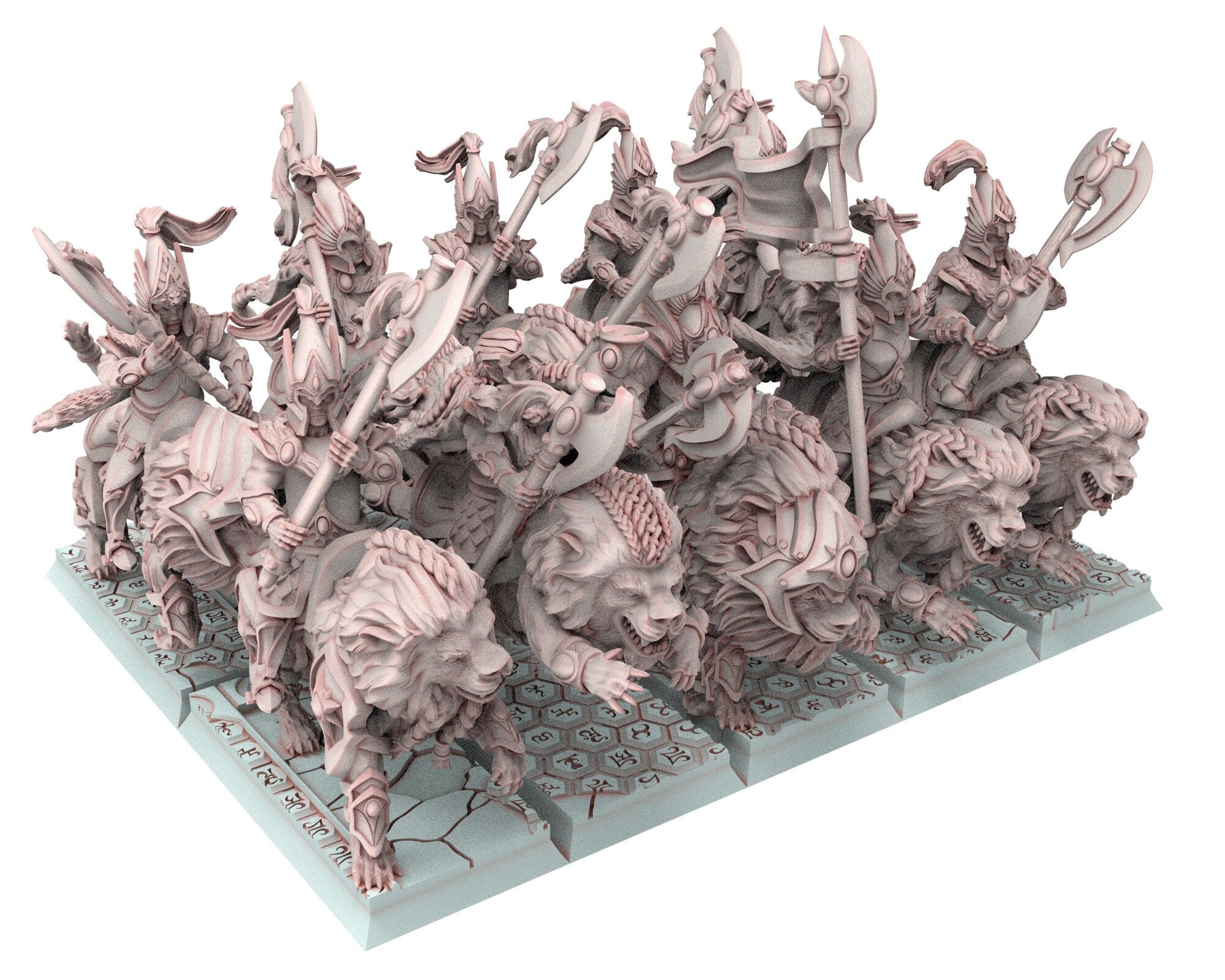 Hight Elves - 28mm Lion Guard Army bundle, Fantasy elves, Insular Kingdom usable for 9th Age, Fantasy Battle, Oldhammer, King of war, D&D