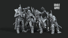 Load image into Gallery viewer, Bearings - Bearmen on foot - Fantasy, davale games, for Wargames, Pathfinder, Dungeons &amp; Dragons
