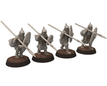 Load image into Gallery viewer, Undead Ghosts - Ghosty Gaul specters of the old war with Swords and Shield, under the mountain, miniatures for wargame D&amp;D, LOTR...
