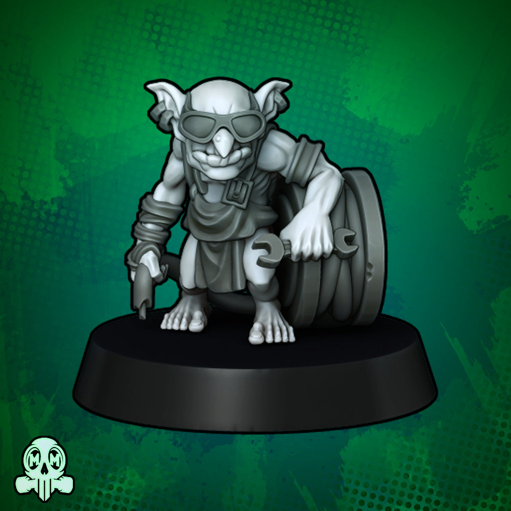 Green Skin - Orc Mechanic and Goblin Sidekick