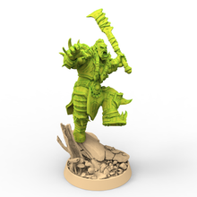 Load image into Gallery viewer, Green Skin -Helgor Haim, The Powerbrokers of the Void, daybreak miniatures
